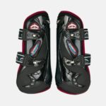 Veredus - Guêtres Carbon Gel Vento Color Noir / Bordeaux