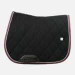 Gem Equitation - Tapis De Cso Classique Noir / Bordeaux
