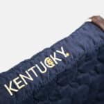 Kentucky Horsewear - Tapis De Cso Fishbone Cuir Marine – Image 2