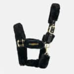 Kentucky Horsewear – Licol Mouton Plaque Noir / Or