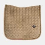 Kentucky Horsewear - Tapis De Dressage Velvet Pearls Nouvelle Coupe Beige