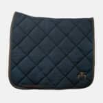 Cavalleria Toscana - Tapis de Dressage Quilted Jersey Diamond Marine / Taupe