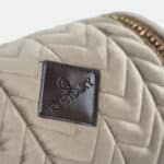 Kentucky Horsewear - Tapis Dressage Velvet Pearls Beige – Image 2