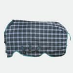 Horseware - Couverture Imperméable Rhino Plus Vari Layer 250g + Couvre Cou Bleu