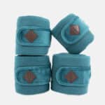 Kentucky Horsewear - Bandes De Polo Velvet Emeraude