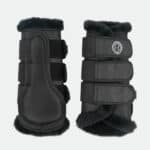 Harcour - Guêtres fermées Cosmo Fourrure Noir