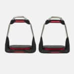 Freejump - Etriers Air's Œil Incline Plancher Incliné Ultra Gripp Noir / Rouge / Noir