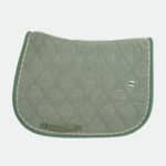 GEM Equitation - Tapis De Selle Velours Kaki