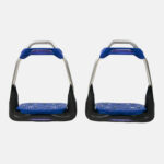 Freejump - Etriers Air's Œil Droit Plancher Plat Ultra Gripp Noir / Bleu / Noir