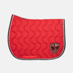 Paddock sports - Tapis de Selle origine écusson Rouge