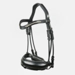 Dyon - Bridon Muserolle Combinée Large mat Swarovski Noir – Image 2