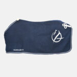 Antares Sellier - Couverture en Laine Bleu Marine