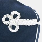 Antares Sellier - Couverture en Laine Bleu Marine – Image 5