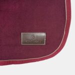 Kentucky Horsewear - Couvre Reins Carré Heavy Fleece Bordeaux – Image 2