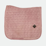Kentucky horsewear - Tapis de dressage velvet Vieux rose