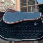 Kentucky Horsewear - Amortisseur Absorb Bleu marine Marron – Image 2