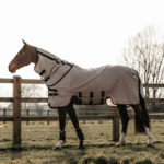 Kentucky Horsewear - Couverture anti-mouches avec couvre cou Gris – Image 2