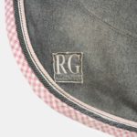 RG Italy - Couvre Rein Polaire Motif VIchy gris rose – Image 2