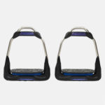 Freejump - Etriers Airs plancher plat œil orienté 30° Noir Bleu