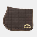 Veredus - Tapis De selle Microfibre Marron / Or