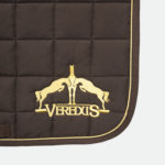 Veredus - Tapis De selle Microfibre Marron / Or – Image 2