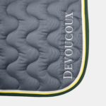 Devoucoux - Tapis de Selle Logo Brodé Gris – Image 2